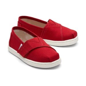 New Red TOMS size 9T (no tags)